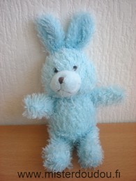 Doudou Lapin Yves rocher Bleu 