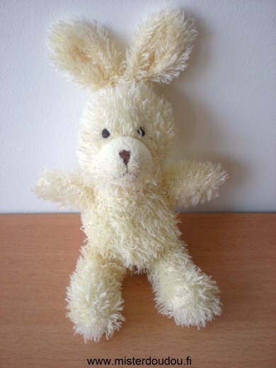 Doudou Lapin Yves rocher Jaune 