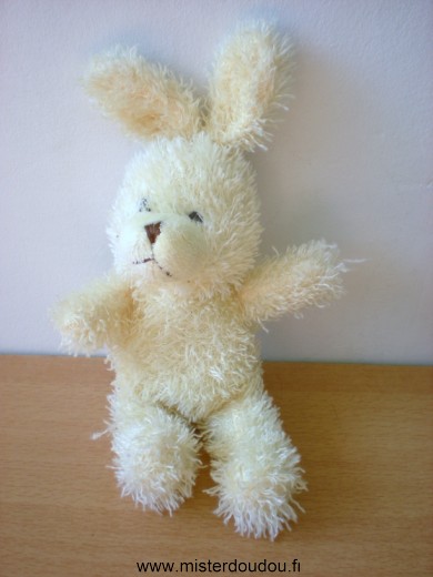 Doudou Lapin Yves rocher Jaune 