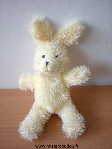 Doudou Lapin Yves rocher Jaune 