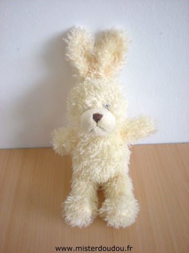 Doudou Lapin Yves rocher Jaune 