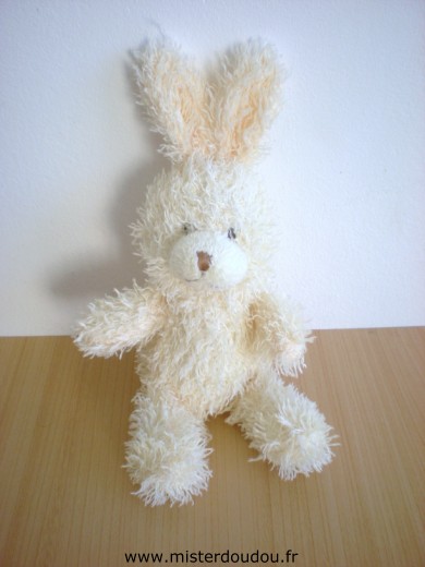 Doudou Lapin Yves rocher Jaune 