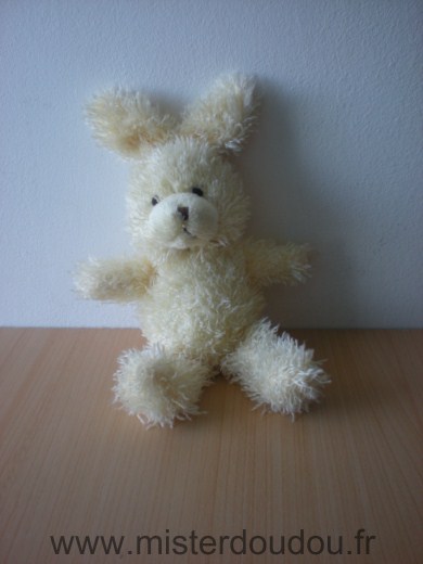 Doudou Lapin Yves rocher Jaune 