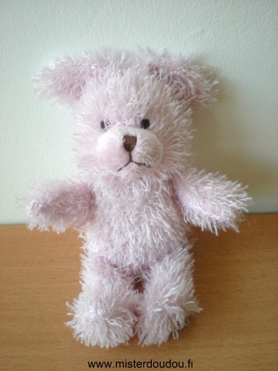 Doudou Lapin Yves rocher Rose 