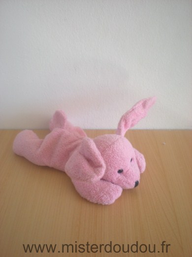 Doudou Lapin - marque non connue - Rose 