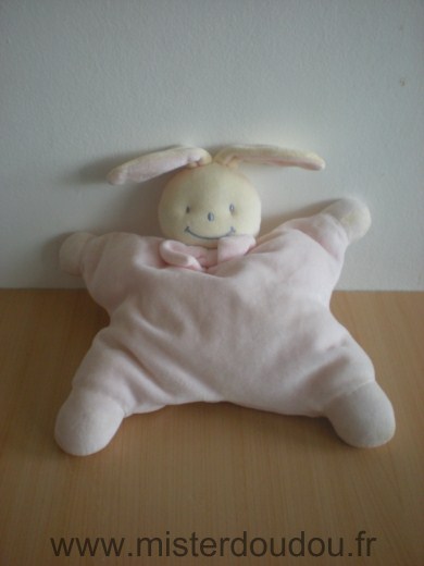 Doudou Lapin - marque non connue - Rose 