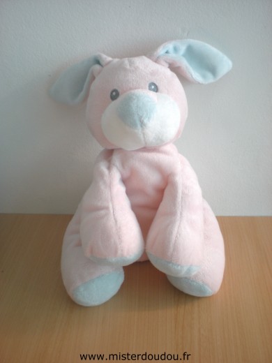 Doudou Lapin - marque non connue - Rose bleu 