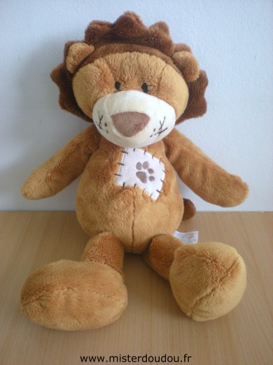 Doudou Lion Animal alley Marron 