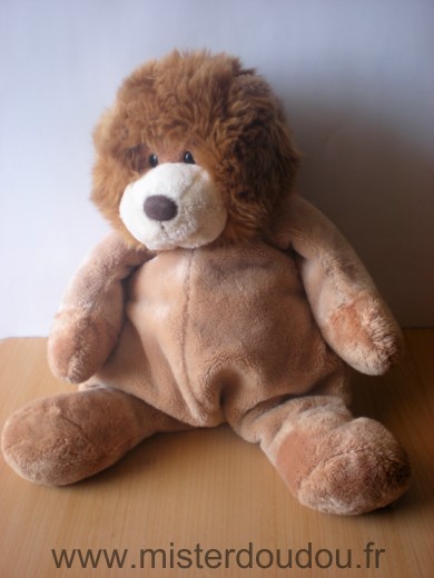 Doudou Lion Cmp Beige marron 