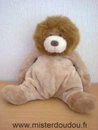 Doudou Lion Cmp Marron 