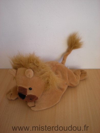 Doudou Lion Gipsy Marron 