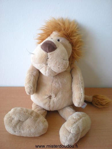 Doudou Lion Nici Marron 