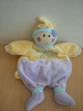 Doudou Lutin Cmp Mauve jaune, un rêve de bébé 