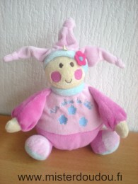 Doudou Lutin Cmp Rose bleu 