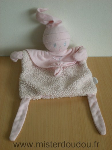 Doudou Lutin Corolle Rose 