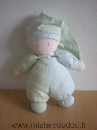 Doudou Lutin Dmc Vert 