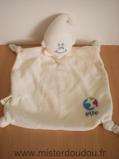 Doudou Lutin Elfe Blanc 