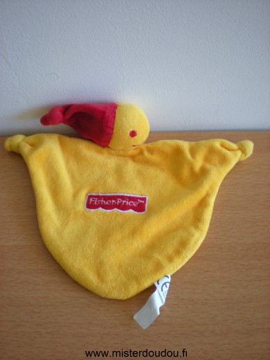 Doudou Lutin Fisher-price Jaune rouge 