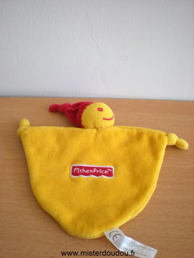 Doudou Lutin Fisher-price Jaune rouge 