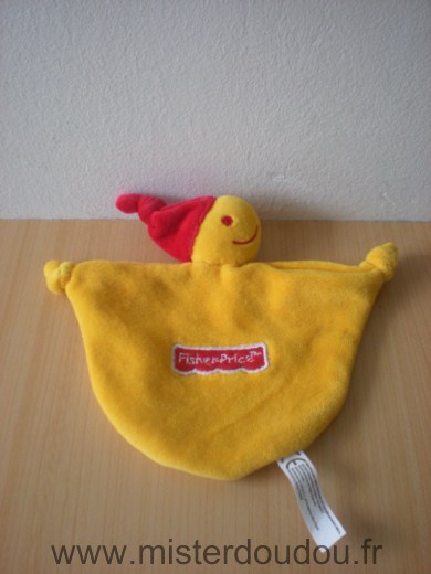 Doudou Lutin Fisher-price Jaune rouge 