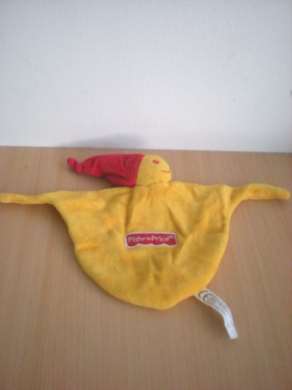 Doudou Lutin Fisher-price Jaune rouge 