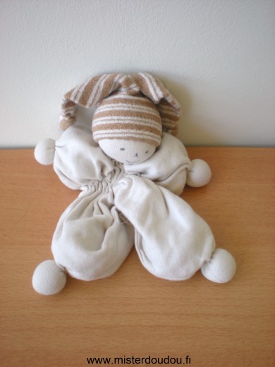 Doudou Lutin Keptin Beige marron 