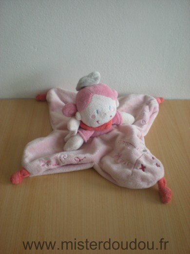 Doudou Lutin Kiabi baby Rose 