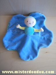 Doudou Lutin Moulin roty Bleu Collection dim dam doum