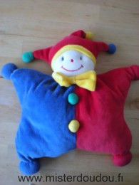 Doudou Lutin Pop-art Bleu vert jaune rouge 