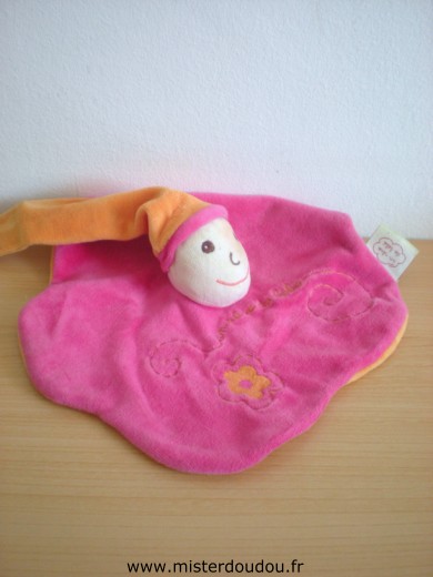 Doudou Lutin Un rêve de bébé Rose fishia orange - un rêve de bébé 