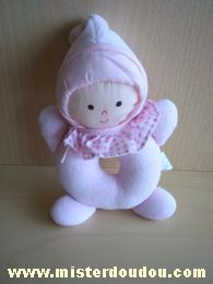 Doudou Lutin Vulli Rose 