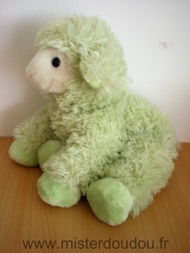 Doudou Mouton Ajena Vert 