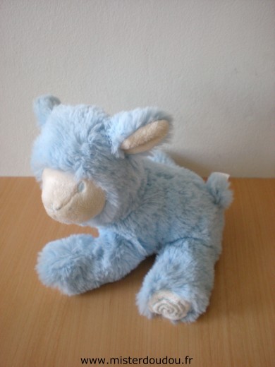 Doudou Mouton Avene Bleu blanc 