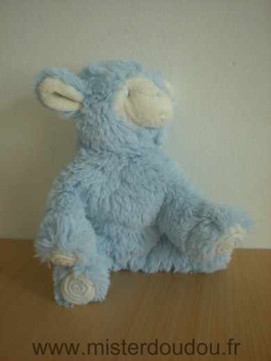 Doudou Mouton Avene Bleue 