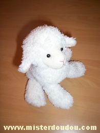 Doudou Mouton Ba ba Blanc 