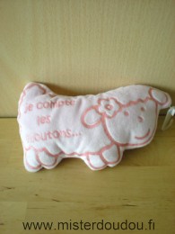 Doudou Mouton Bout chou Rose Fait 