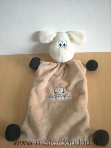 Doudou Mouton Brioche Marron 