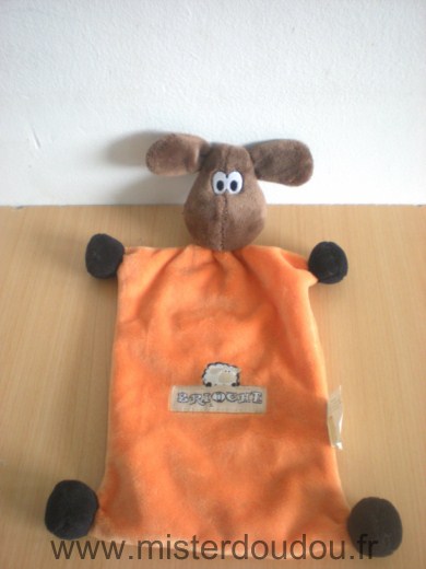 Doudou Mouton Brioche Orange 