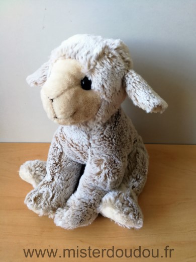 Doudou Mouton Créations dani Beige blanc chine 