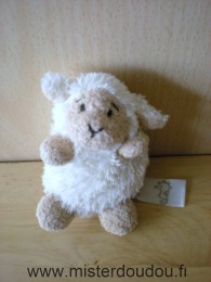 Doudou Mouton Happy horse Ecru beige 