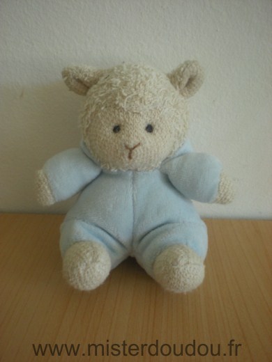 Doudou Mouton Ikéa Bleu 