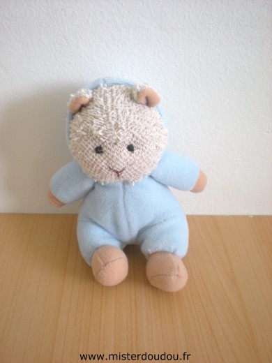 Doudou Mouton Ikéa Gris bleu 