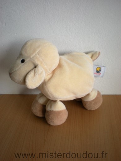 Doudou Mouton Lascar Ecru beige 