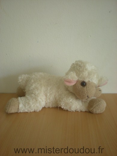 Doudou Mouton Maisons du monde Ecru beige 