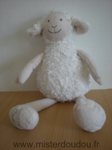 Doudou Mouton Maisons et hotels Blanc beige sibuet 