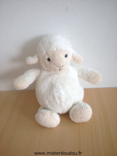 Doudou Mouton Maxita Blanc beige 