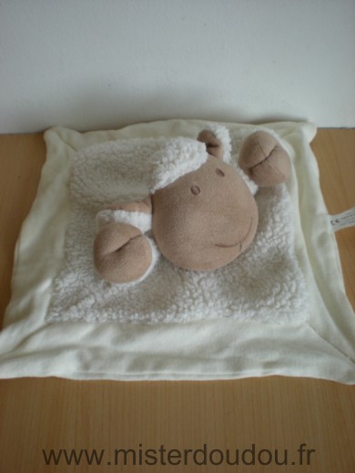 Doudou Mouton Nature et découvertes Ecru beige 