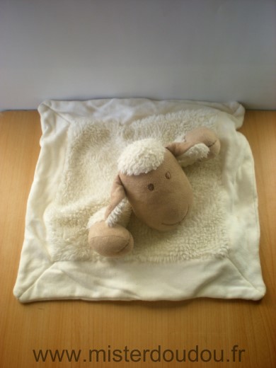 Doudou Mouton Nature et découvertes Ecru beige 