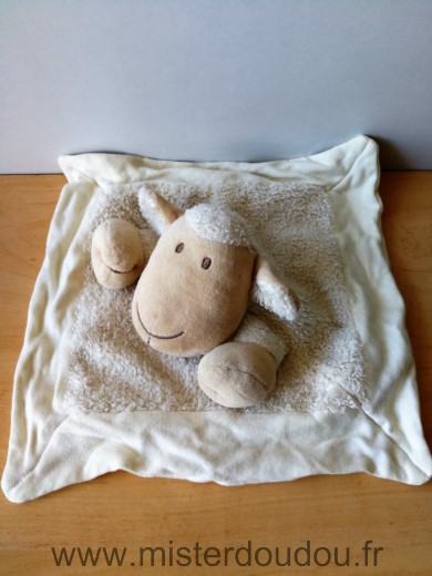 Doudou Mouton Nature et découvertes Ecru beige 