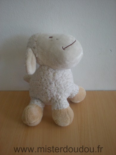 Doudou Mouton Nature et découvertes Ecru beige 